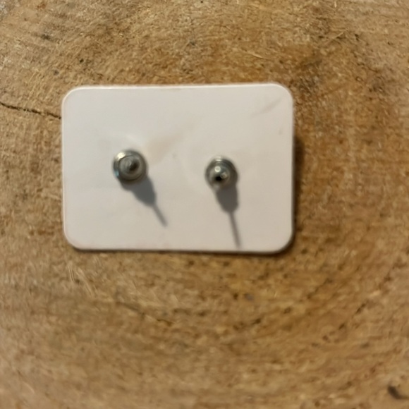 Blue stone Studs - FREE with Purchase of $8 or more - Just add to your bundle!! - Picture 2 of 3